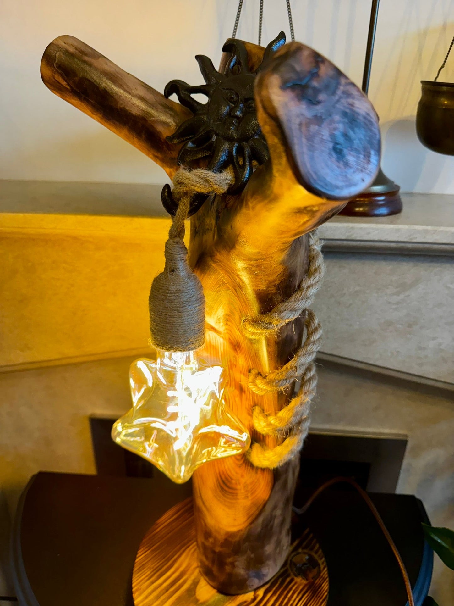 Lumière d'étoile rustique ⭐