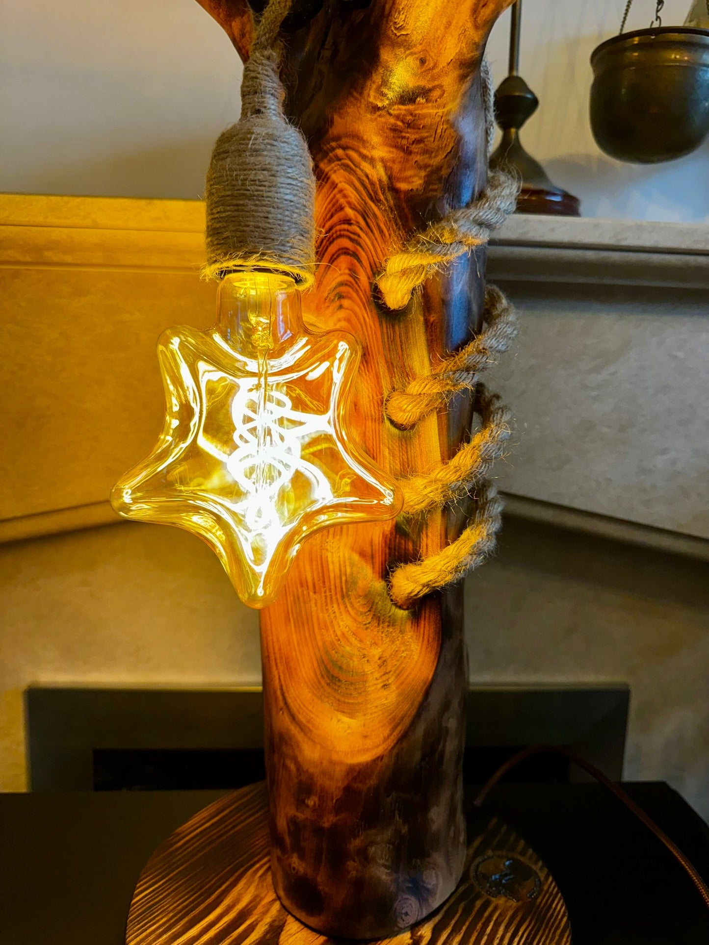 Lumière d'étoile rustique ⭐